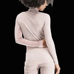 Rav 100% Turtle Neck Half Zip, ulltrøye dame - Ullundertøy overdel dame - Rav 100% Turtle Neck Half Zip, ulltrøye dame