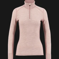 Rav 100% Turtle Neck Half Zip, ulltrøye dame - Ullundertøy overdel dame - Rav 100% Turtle Neck Half Zip, ulltrøye dame