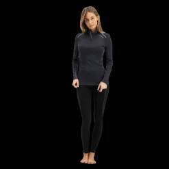 Rav 100% Turtle Neck Half Zip, ulltrøye dame - Ullundertøy overdel dame - Rav 100% Turtle Neck Half Zip, ulltrøye dame