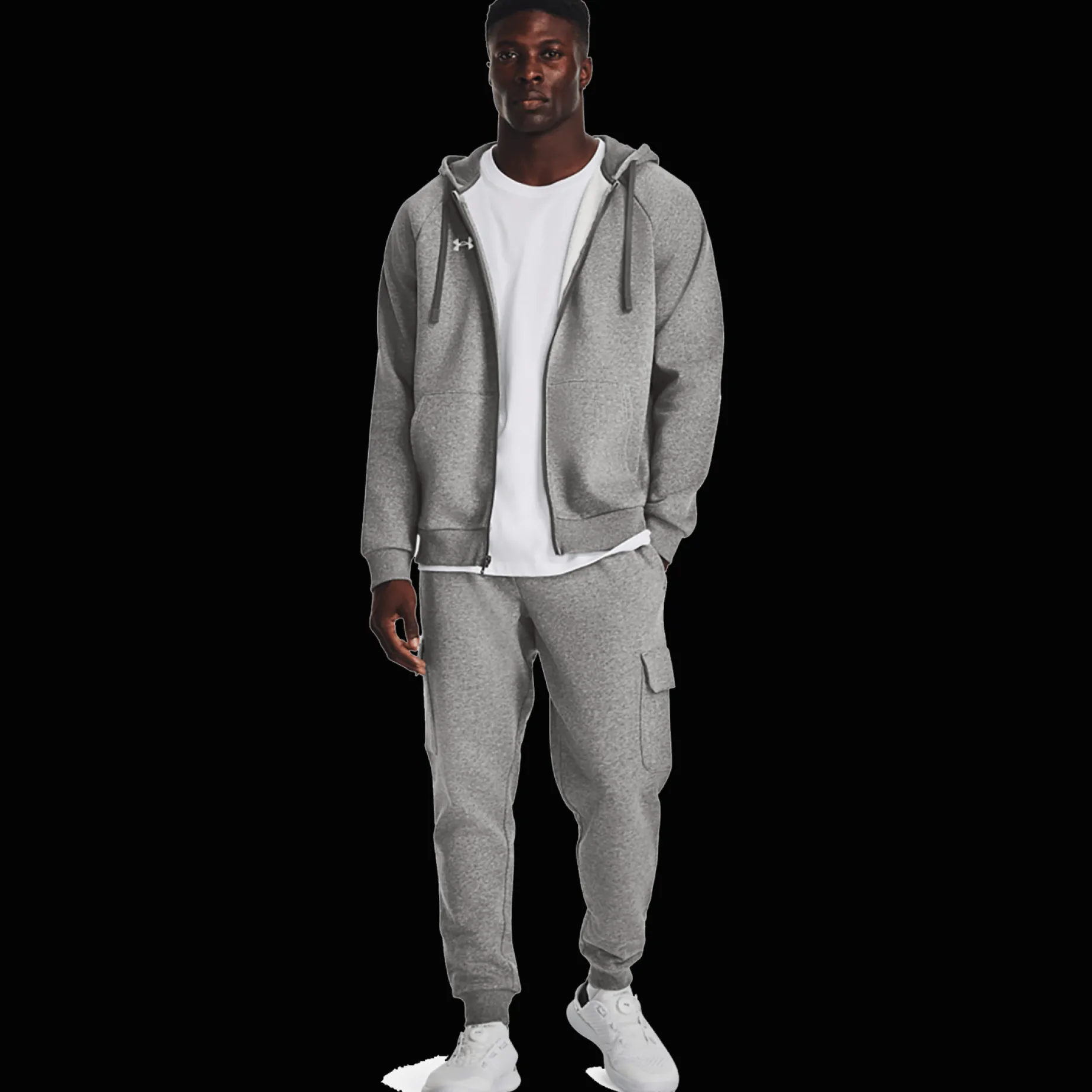 Rival Fleece Full Zip Hoodie, hettejakke, herre - Hettegenser - Rival Fleece Full Zip Hoodie, hettejakke, herre