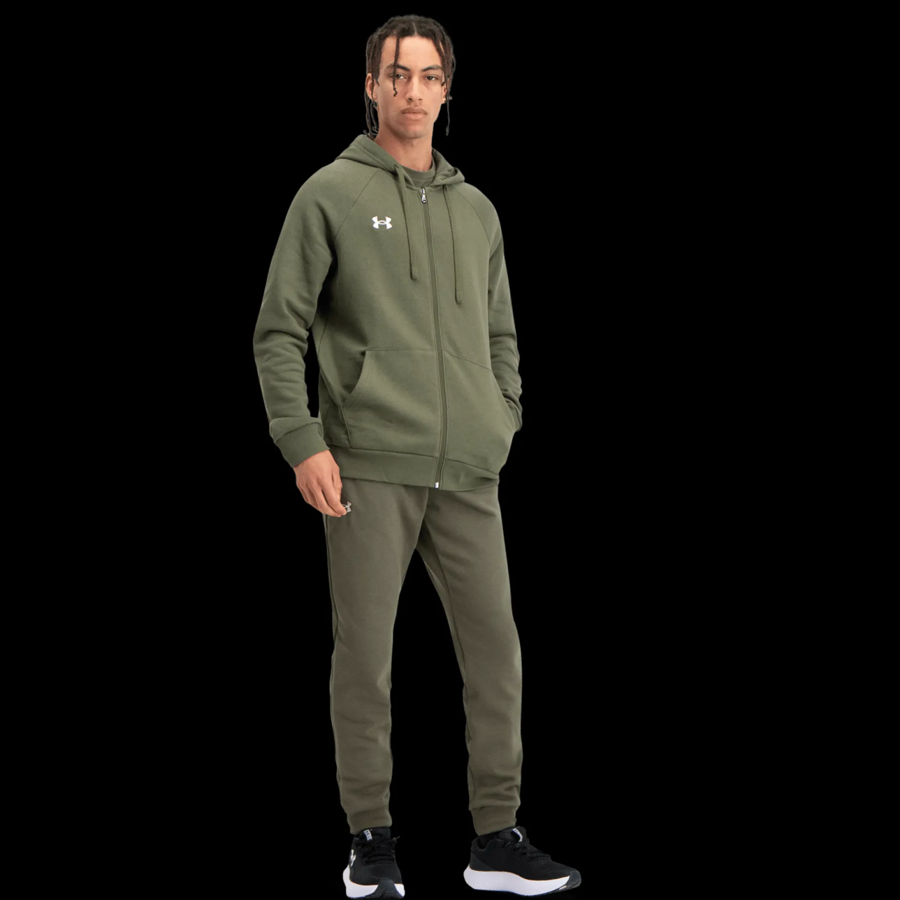 Rival Fleece Full Zip Hoodie, hettejakke, herre - Hettegenser - Rival Fleece Full Zip Hoodie, hettejakke, herre