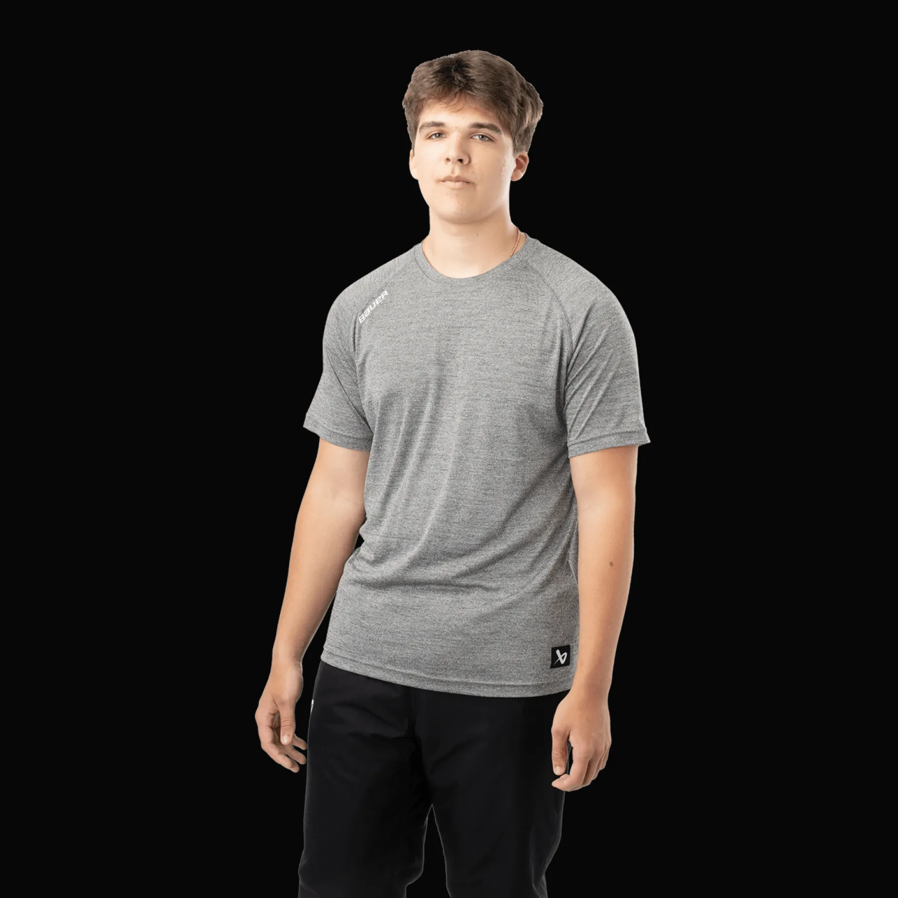 S24 Bauer Team Short Sleeve Tech Tee 24/25, treningstrøye, senior - T-Shirts & Shorts - S24 Bauer Team Short Sleeve Tech Tee 24/25, treningstrøye, senior