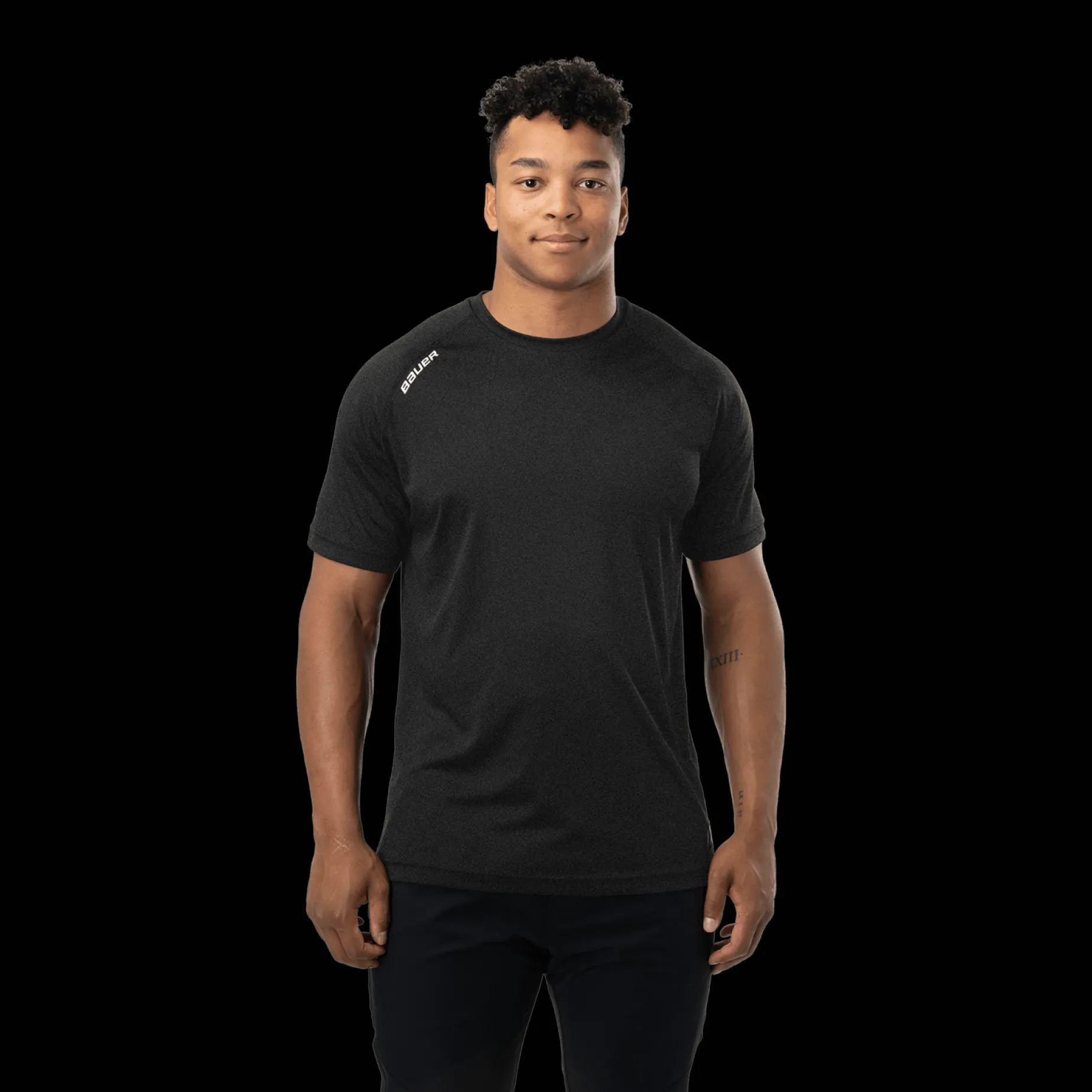 S24 Bauer Team Short Sleeve Tech Tee 24/25, treningstrøye, senior - T-Shirts & Shorts - S24 Bauer Team Short Sleeve Tech Tee 24/25, treningstrøye, senior