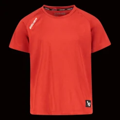 S24 Bauer Team Short Sleeve Tech Tee 24/25, treningstrøye, barn - T-Shirts & Shorts - S24 Bauer Team Short Sleeve Tech Tee 24/25, treningstrøye, barn