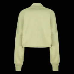 Signature Graphic Embroidery Fleece Crop Sweatshirt, genser, dame - Collegegenser - Signature Graphic Embroidery Fleece Crop Sweatshirt, genser, dame