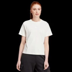 Signature Graphic Print T-Shirt, t-skjorte, dame - Fritids T-Skjorte - Signature Graphic Print T-Shirt, t-skjorte, dame