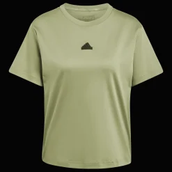 Signature Graphic Print T-Shirt, t-skjorte, dame - Fritids T-Skjorte - Signature Graphic Print T-Shirt, t-skjorte, dame