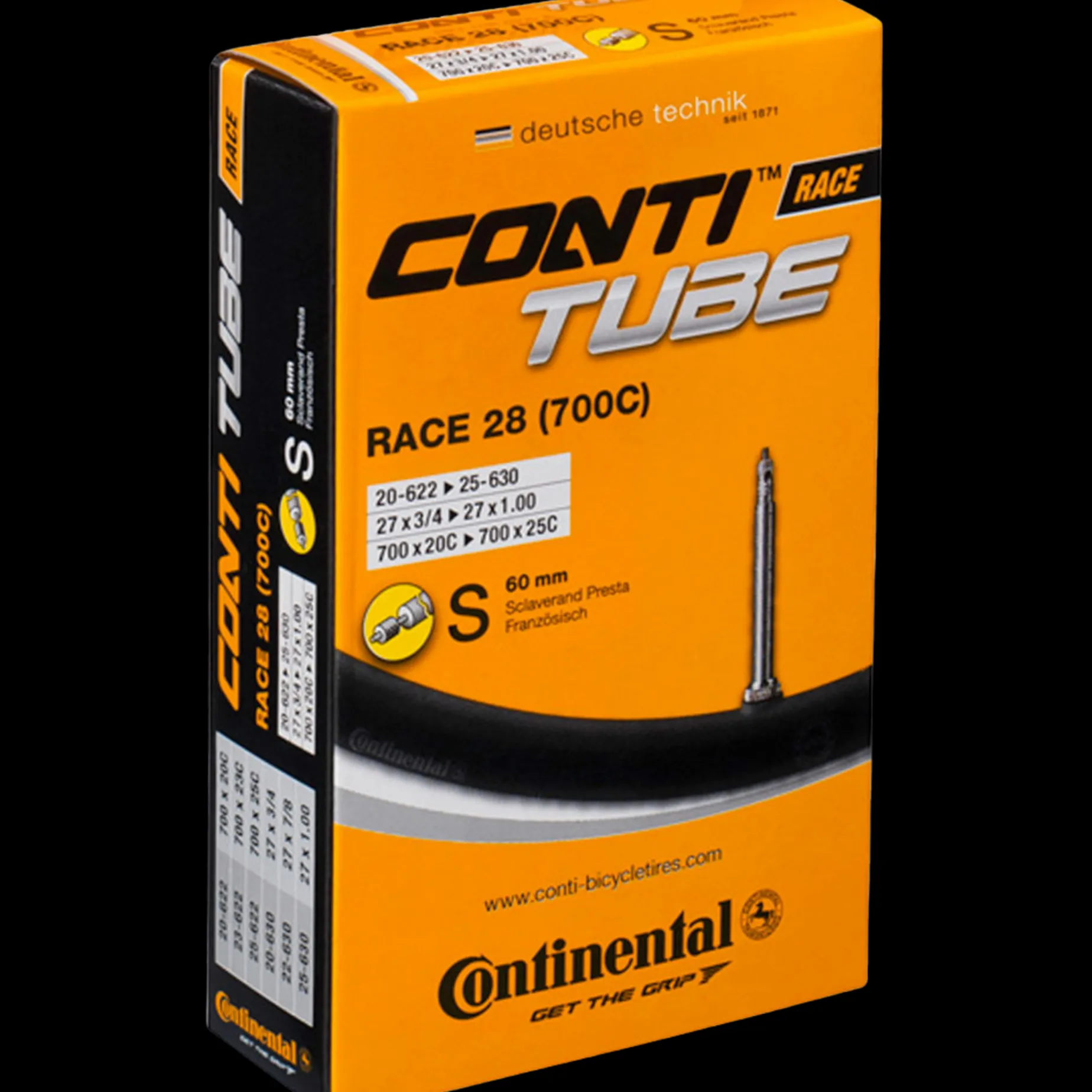 Slange Conti Race 622-18/25 60mm - Sykkelslange - Slange Conti Race 622-18/25 60mm