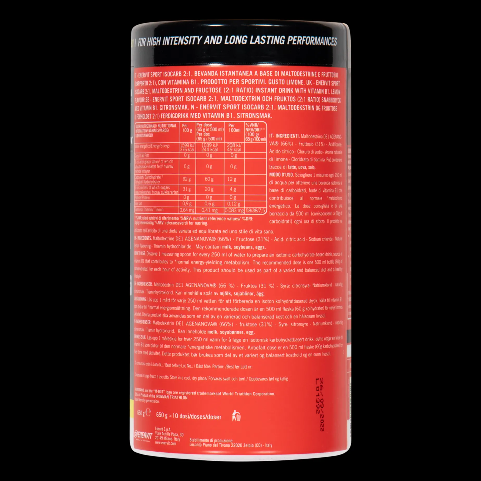 Sport Isocarb 2:1, sportsdrikk - Energigel - Sport Isocarb 2:1, sportsdrikk