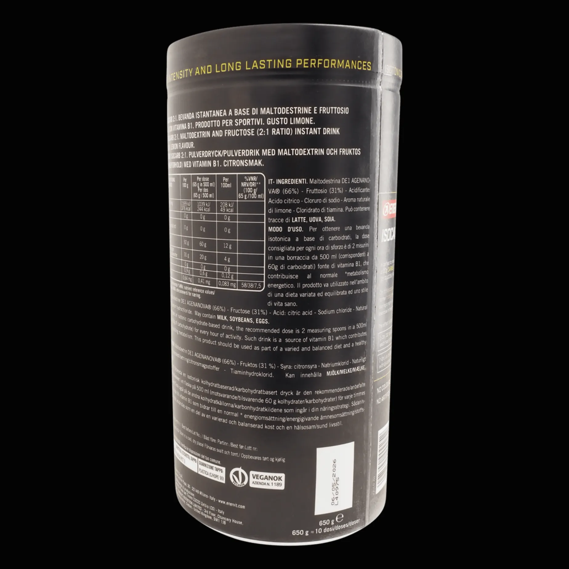 Sport Isocarb 2:1, sportsdrikk - Energigel - Sport Isocarb 2:1, sportsdrikk