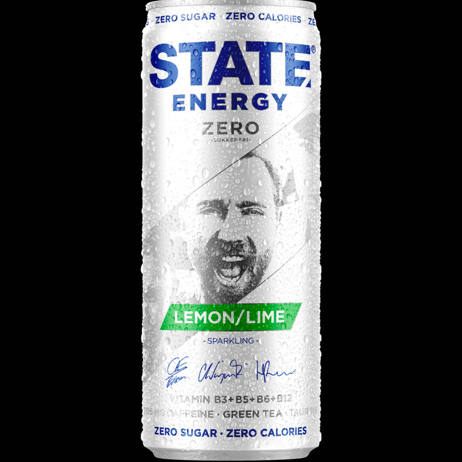 State Energy Lemon/lime Zero 330ml, energidrikk - Energidrikk - State Energy Lemon/lime Zero 330ml, energidrikk