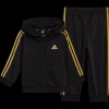 3 Stripes Shiny Tracksuit, treningsdress, junior - Treningsklær - 3 Stripes Shiny Tracksuit, treningsdress, junior