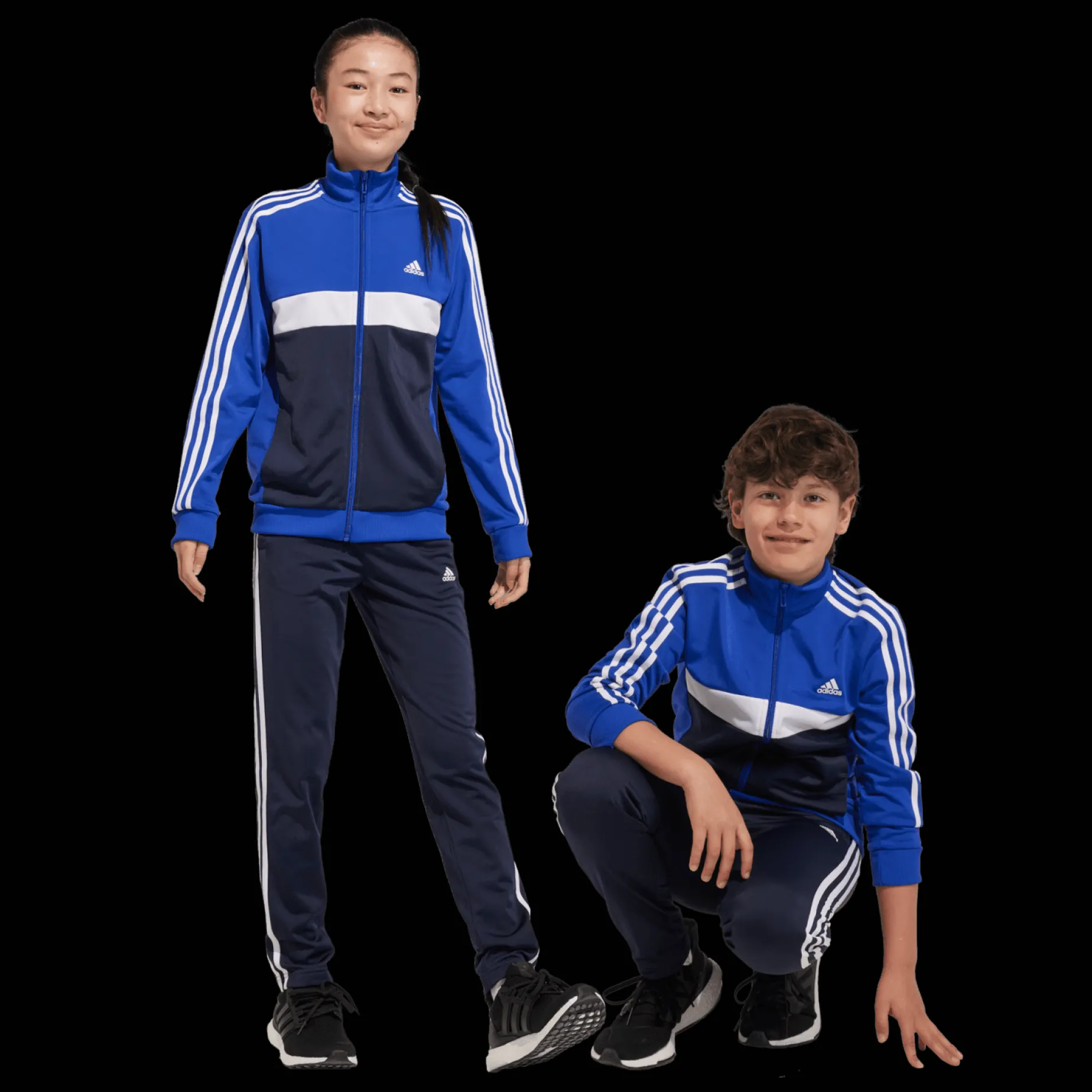 3 Stripes Tiberio FL Tracksuit, treningsdress junior - Treningsklær - 3 Stripes Tiberio FL Tracksuit, treningsdress junior
