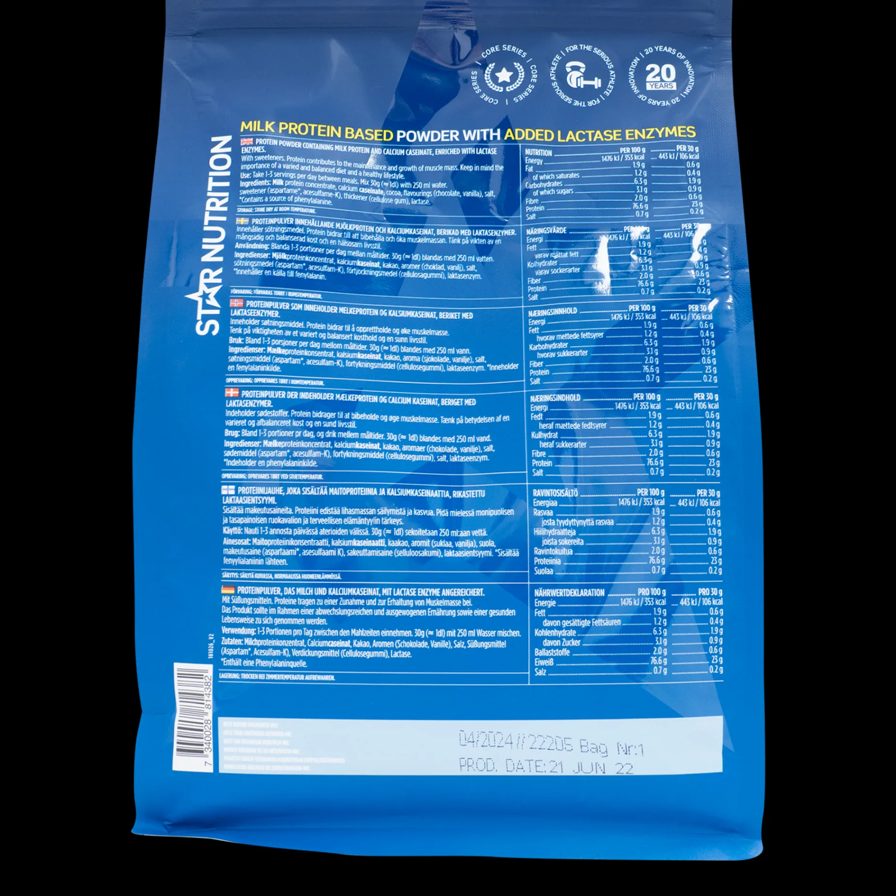 Supreme Casein 750 g, proteinpulver - Proteiner - Supreme Casein 750 g, proteinpulver