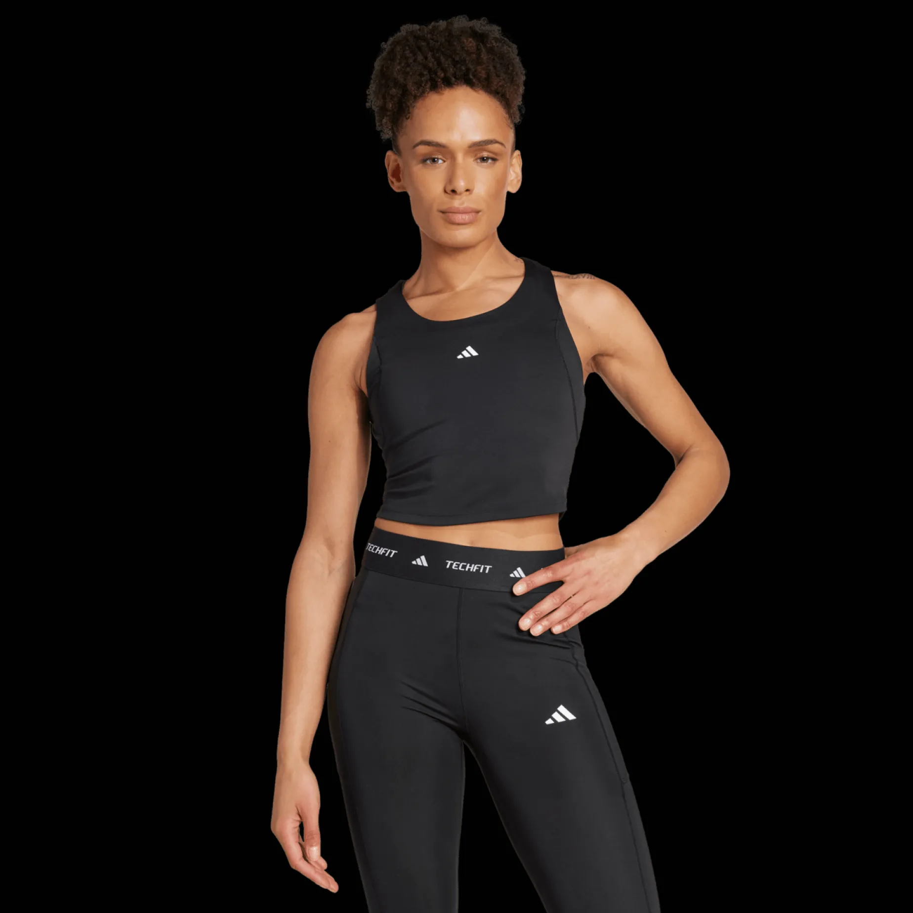 Techfit Crop Training Tank Top, singlet, dame - Trenings Singlet - Techfit Crop Training Tank Top, singlet, dame