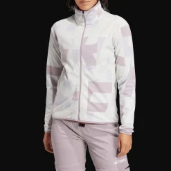 Terrex Multi Printed Full-Zip Fleece Jacket, fleecejakke, dame - Mellomlagsjakke - Terrex Multi Printed Full-Zip Fleece Jacket, fleecejakke, dame