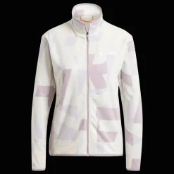 Terrex Multi Printed Full-Zip Fleece Jacket, fleecejakke, dame - Mellomlagsjakke - Terrex Multi Printed Full-Zip Fleece Jacket, fleecejakke, dame