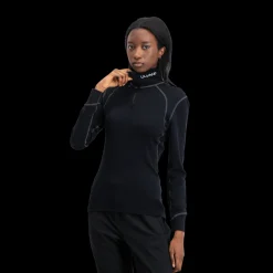 Thermo Turtle Neck W/zip, ulltrøye dame - Ullundertøy overdel dame - Thermo Turtle Neck W/zip, ulltrøye dame