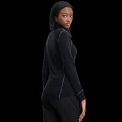 Thermo Turtle Neck W/zip, ulltrøye dame - Ullundertøy overdel dame - Thermo Turtle Neck W/zip, ulltrøye dame