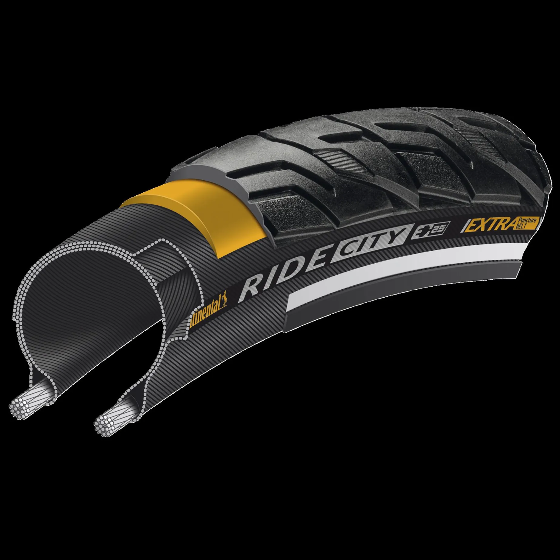 Tire Ride City Reflex 700x37, sykkeldekk - Sykkeldekk - Tire Ride City Reflex 700x37, sykkeldekk