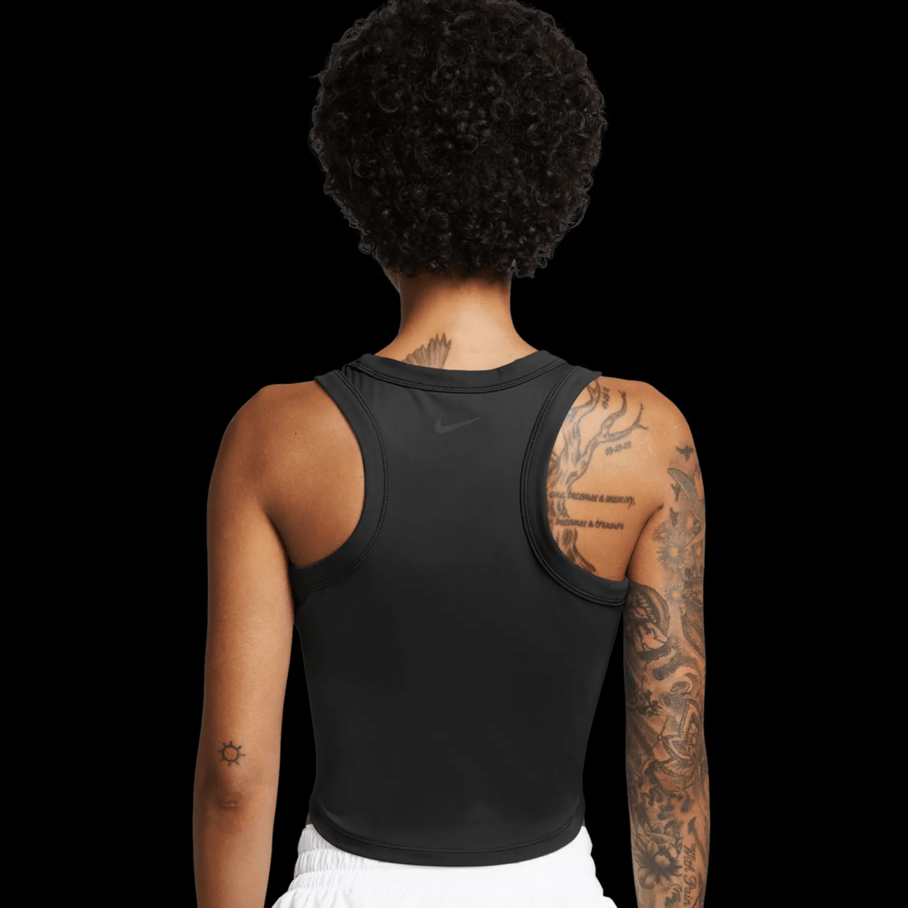 W Nk One Fitted Df Crop Tank - Trenings Singlet - W Nk One Fitted Df Crop Tank