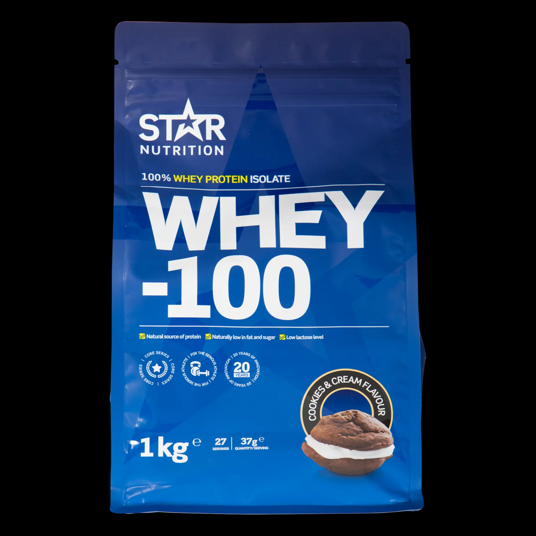 Whey 100, myseproteinisolat - Proteiner - Whey 100, myseproteinisolat