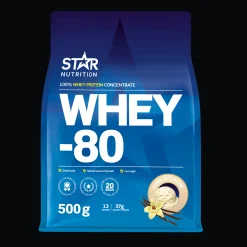 Whey-80, Vanilla, proteinpulver - Proteiner - Whey-80, Vanilla, proteinpulver