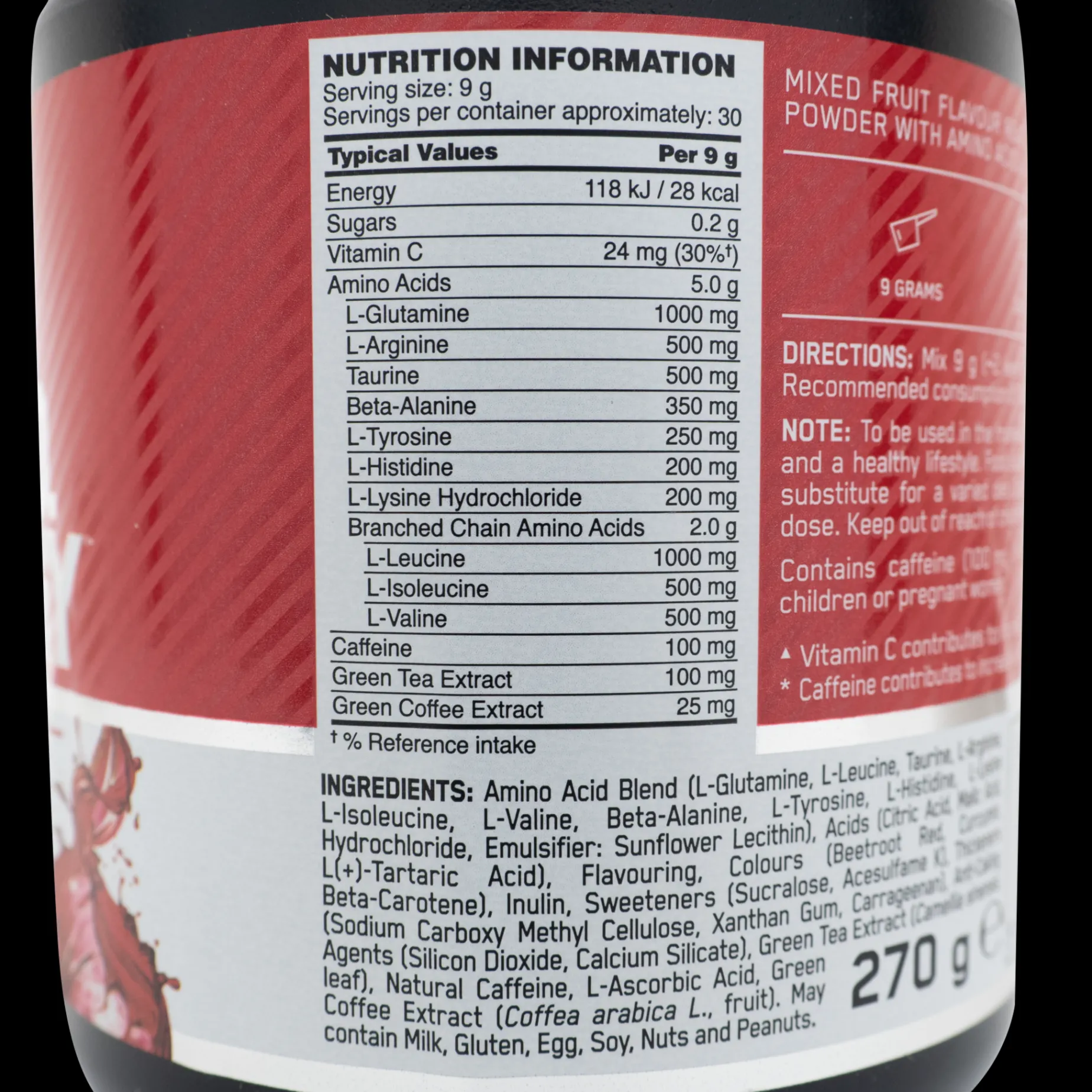 Amino Energy 270 g, aminosyretilskudd, kosttilskudd - Aminosyrer - Amino Energy 270 g, aminosyretilskudd, kosttilskudd