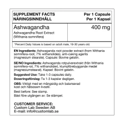 Ashwaganda (60 caps), kosttilskudd - Helsekost - Ashwaganda (60 caps), kosttilskudd