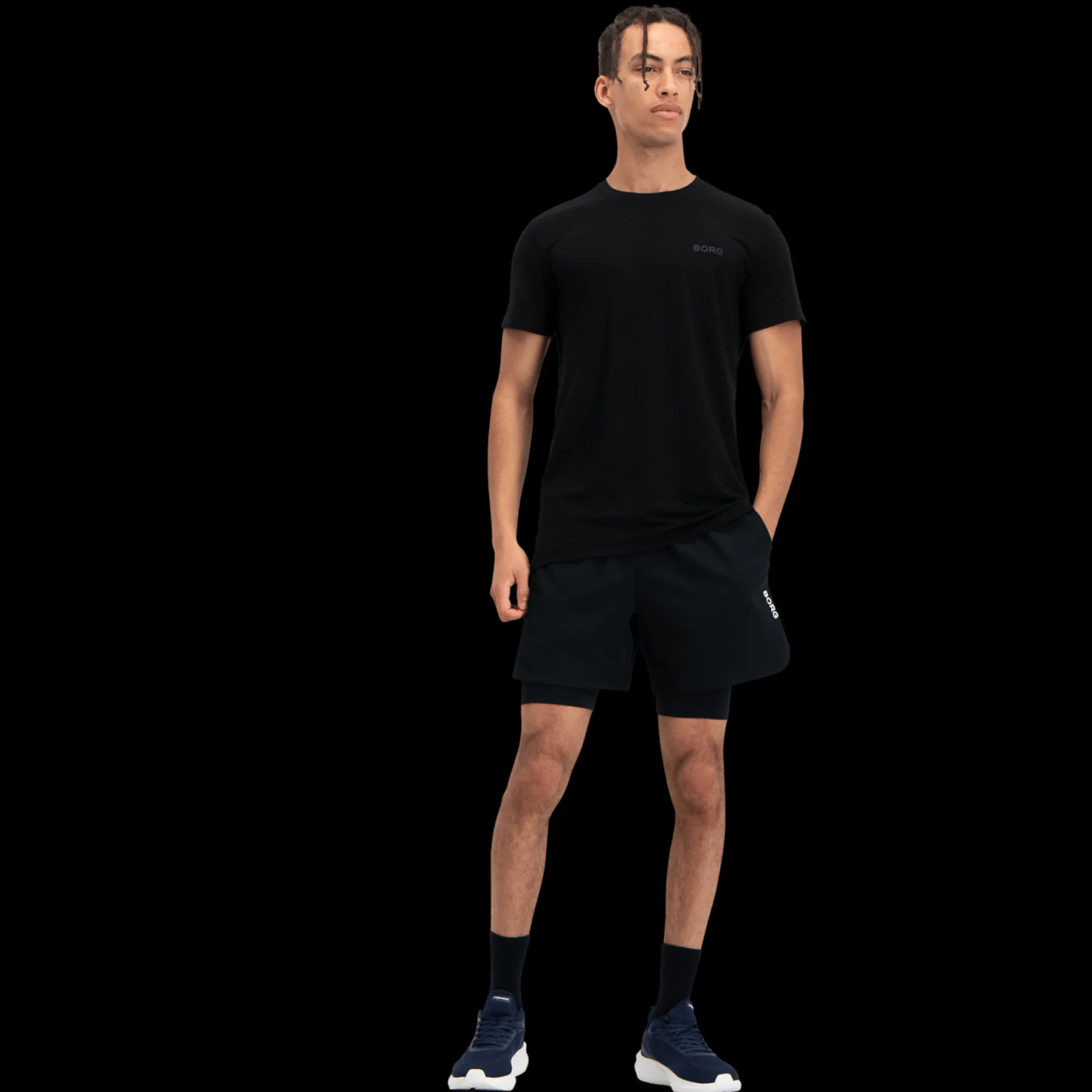 Borg Lyocell Blend T-Shirt, treningstrøye, herre - Trenings T-Skjorte - Borg Lyocell Blend T-Shirt, treningstrøye, herre