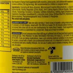 C4 Original Icy Blue Raspberry, pre-workout-pulver - Pre-Workout - C4 Original Icy Blue Raspberry, pre-workout-pulver
