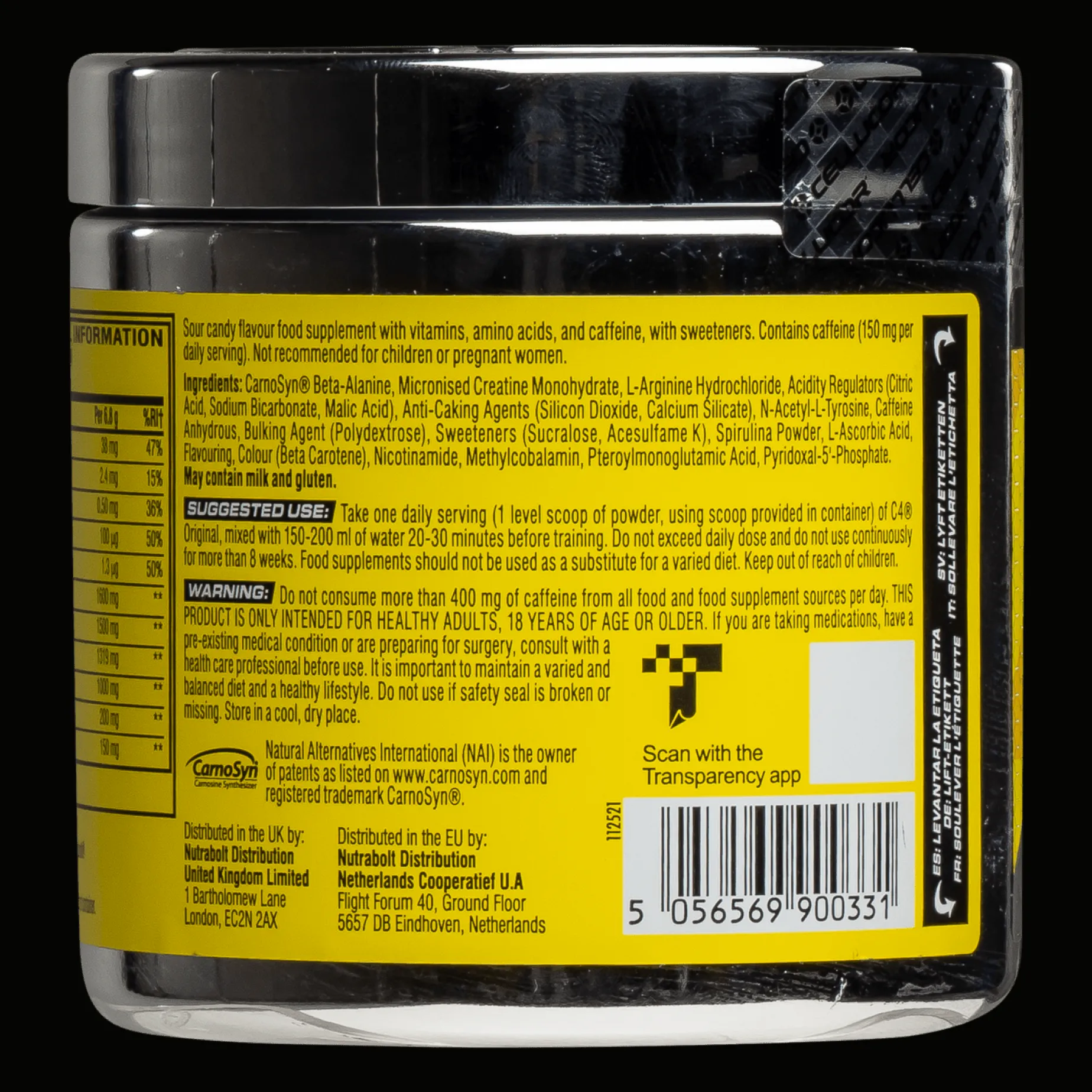 C4 Original Sour Batch Bros, pre-workout-pulver - Pre-Workout - C4 Original Sour Batch Bros, pre-workout-pulver