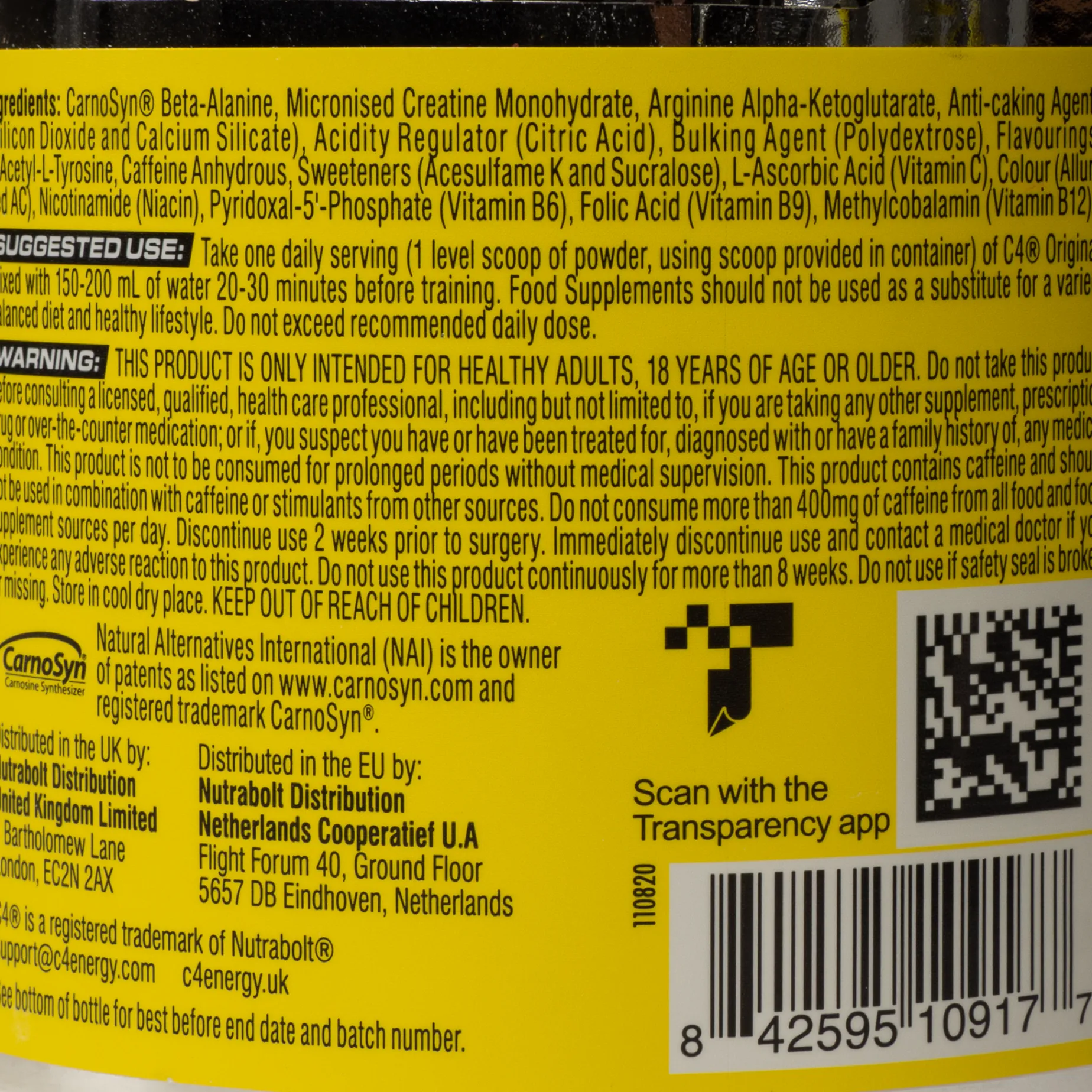 C4 Original Watermelon,pre-workout-pulver - Pre-Workout - C4 Original Watermelon,pre-workout-pulver