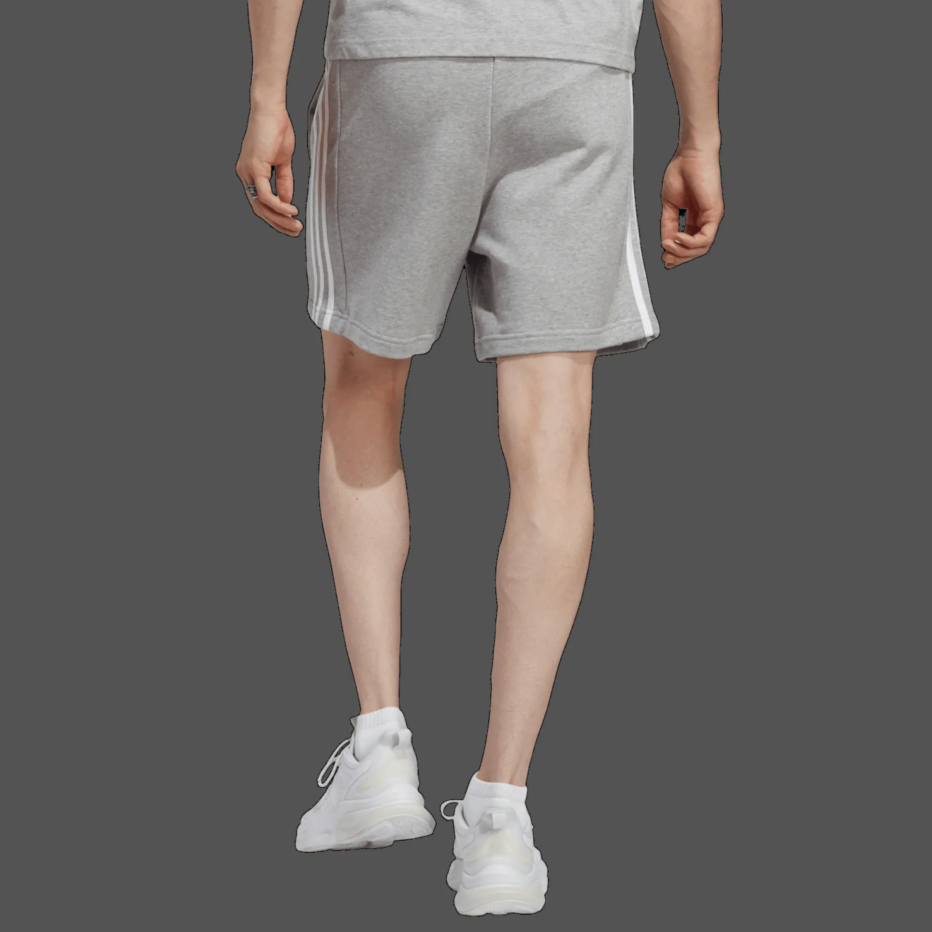 Essentials French Terry 3-Stripes Shorts, shorts, herre - Fritidsshorts - Essentials French Terry 3-Stripes Shorts, shorts, herre