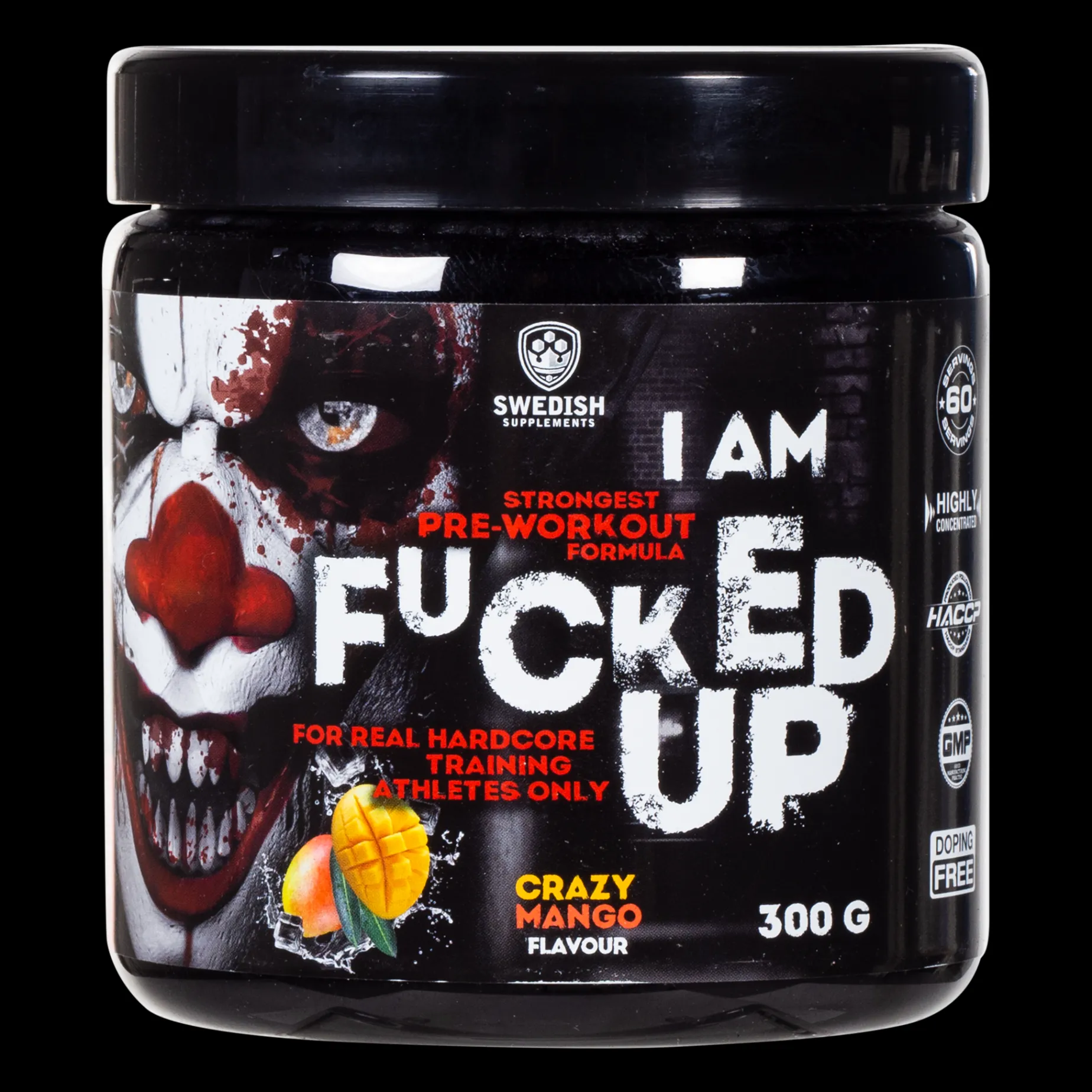 F#cked Up Joker edition 300g crazy Mango, kosttilskudd - Pre-Workout - F#cked Up Joker edition 300g crazy Mango, kosttilskudd