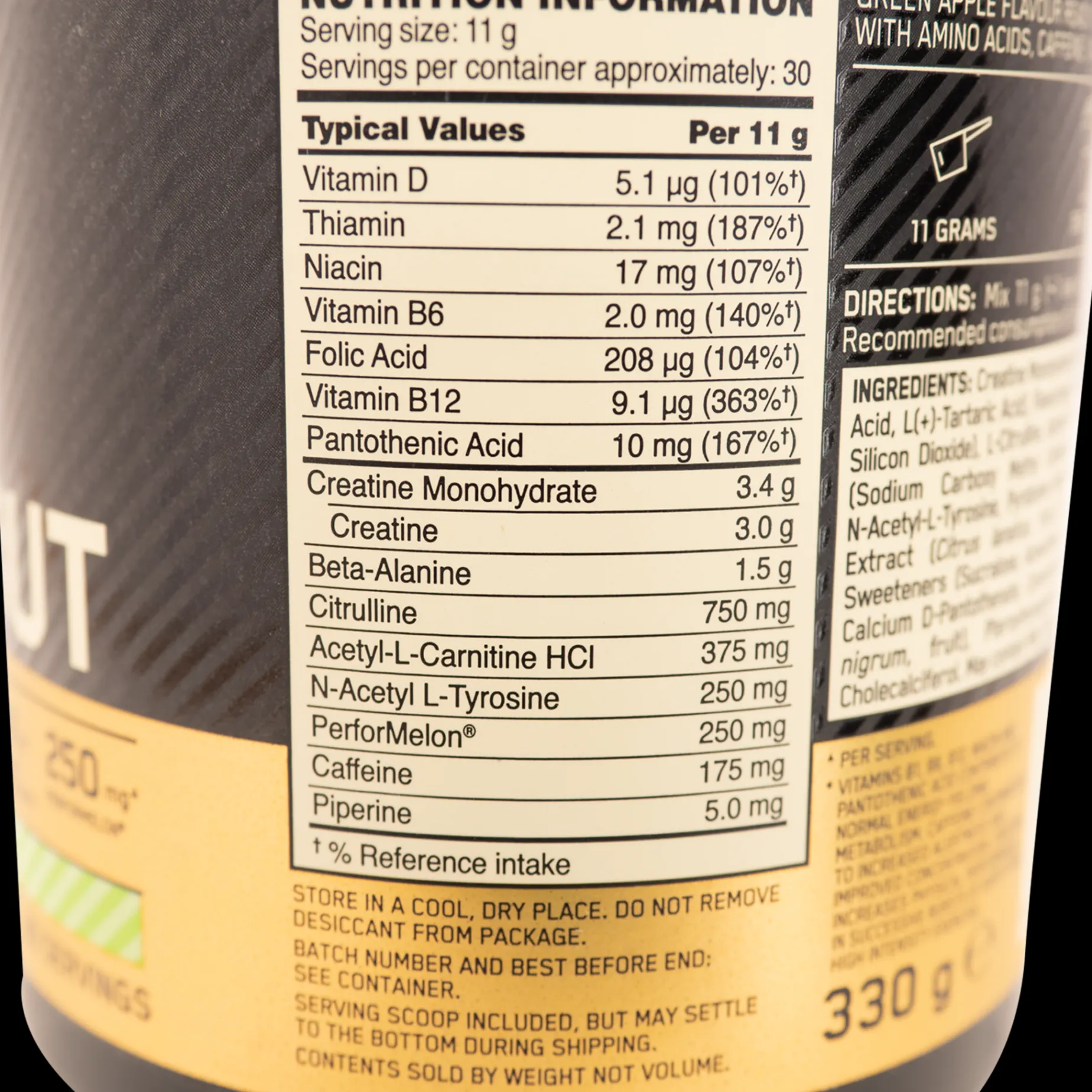 Gold Standard Pre Workout 330 g, pre-workout - Pre-Workout - Gold Standard Pre Workout 330 g, pre-workout