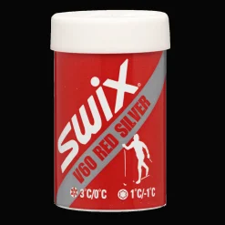 Grip Wax V60 Red/Silver 0/+3C, 45g 24/25, 45g 23/24, festevoks - Festesmøring - Grip Wax V60 Red/Silver 0/+3C, 45g 24/25, 45g 23/24, festevoks