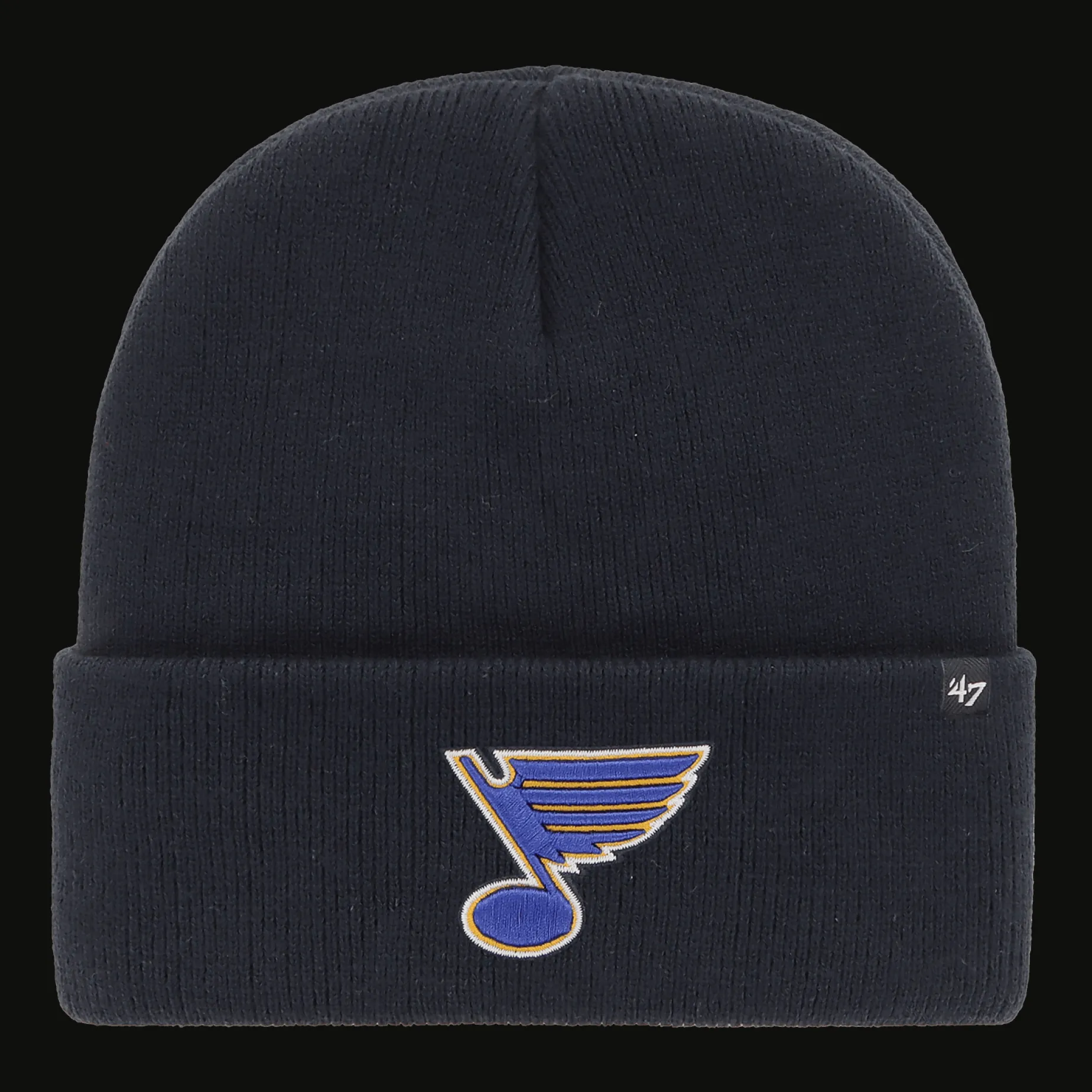Haymaker 47 Cuff Knit Beanie Blues - 24/25, supporter-lue, unisex - NHL Drakter & Tilbehør - Haymaker 47 Cuff Knit Beanie Blues - 24/25, supporter-lue, unisex