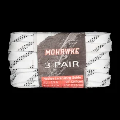 Hockey Laces White, Waxed 3 Pack 23/24, hockeylisser - Tilbehør Hockey - Hockey Laces White, Waxed 3 Pack 23/24, hockeylisser