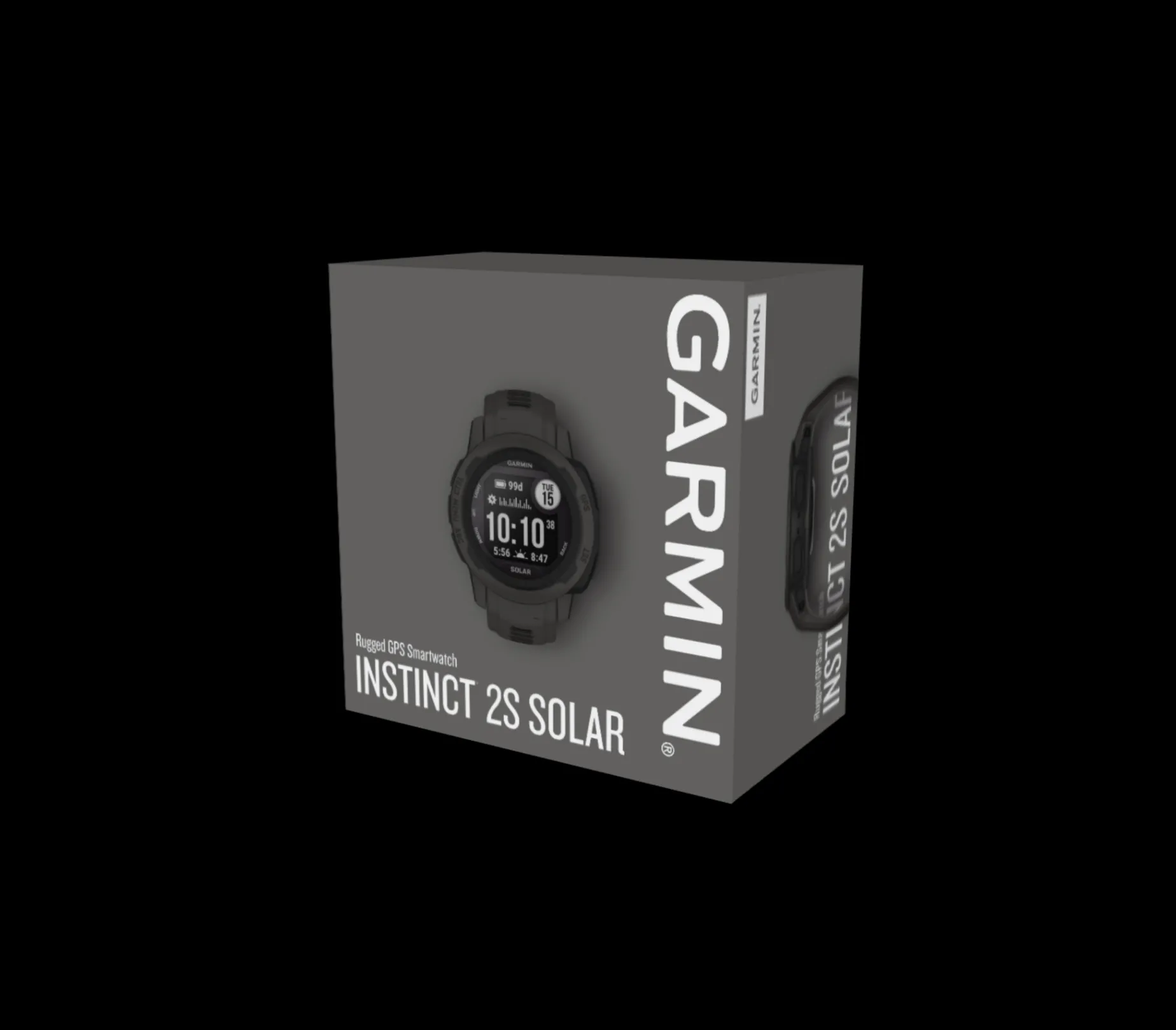 Instinct 2, Solar, Graphite, multisportklokke, unisex - Pulsklokke - Instinct 2, Solar, Graphite, multisportklokke, unisex