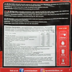 PF 100% Whey Protein, proteinpulver - Proteiner - PF 100% Whey Protein, proteinpulver