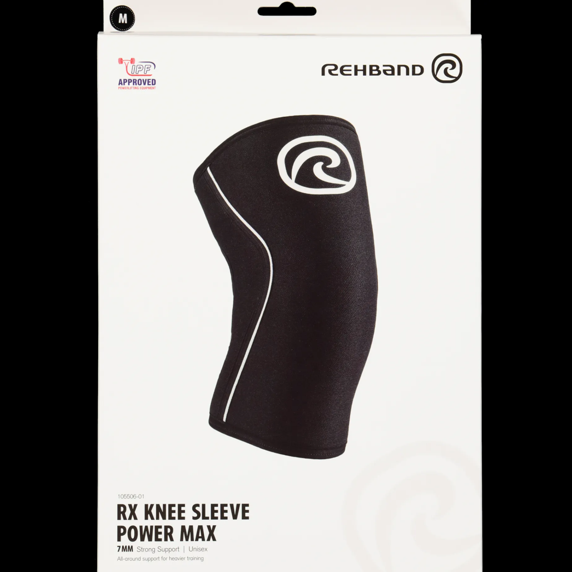 Rx Knee Sleeve Power Max 7mm, knebeskyttelse - Knestøtte - Rx Knee Sleeve Power Max 7mm, knebeskyttelse