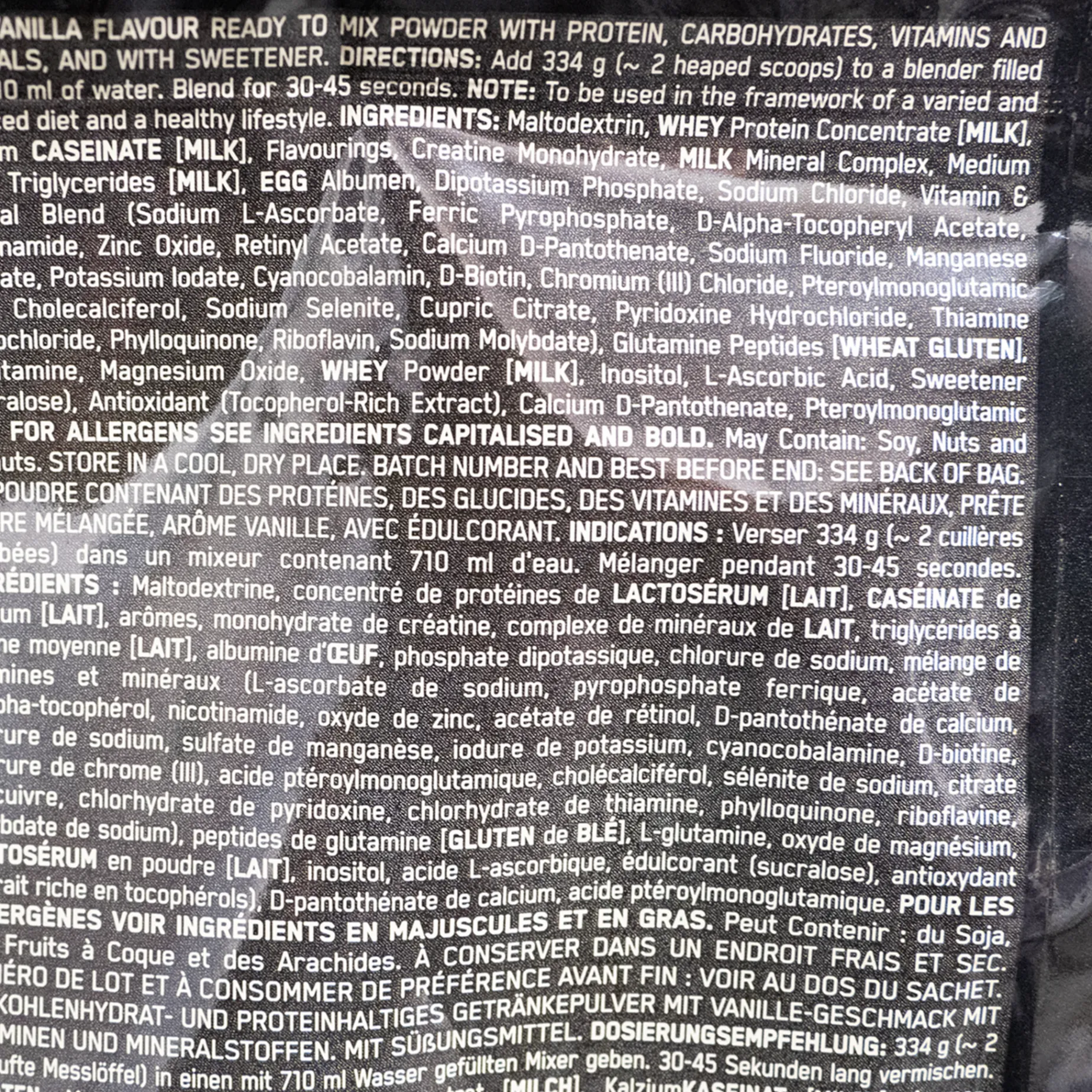 Serious Mass 5450 g, proteinpulver - Gainer - Serious Mass 5450 g, proteinpulver