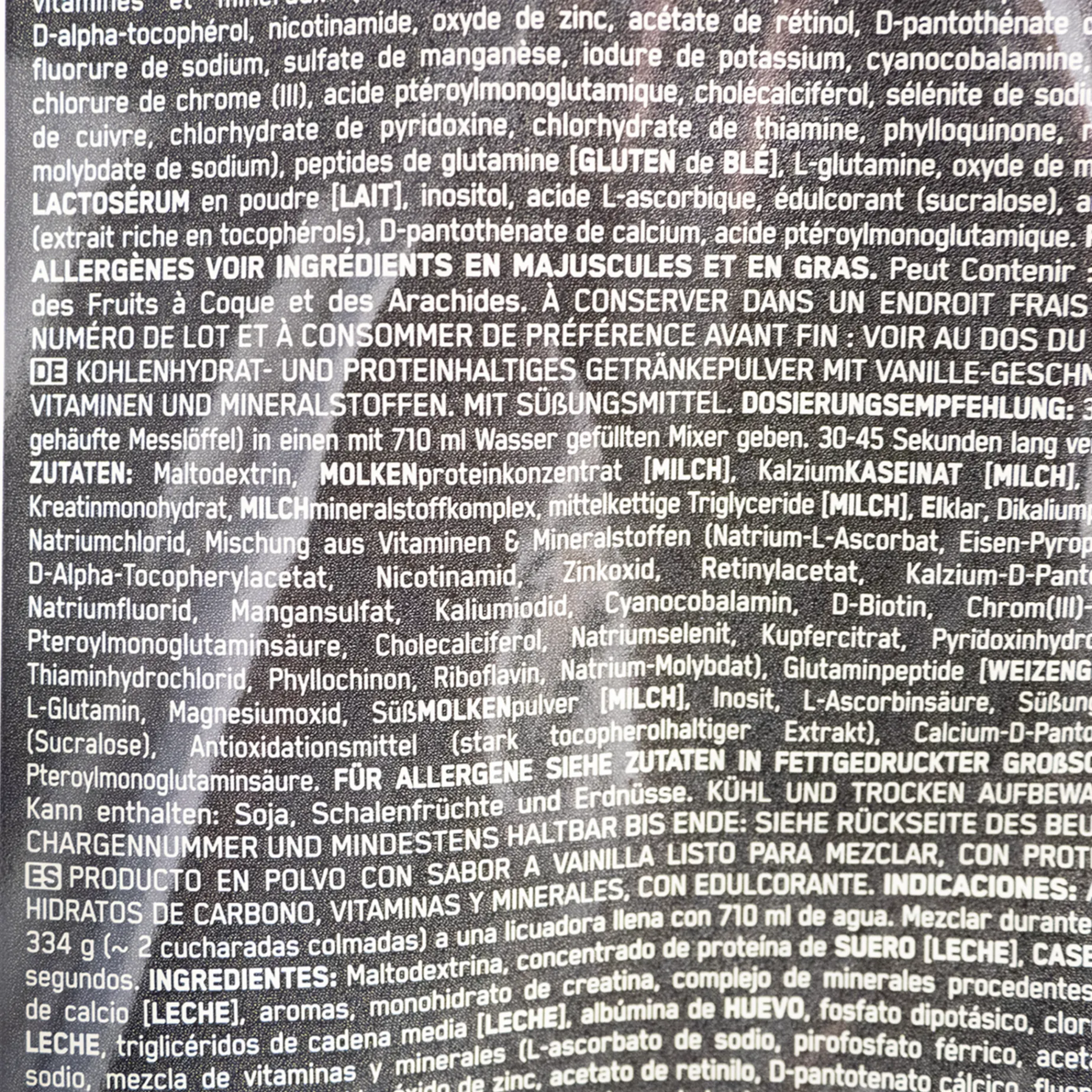 Serious Mass 5450 g, proteinpulver - Gainer - Serious Mass 5450 g, proteinpulver