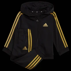 3 Stripes Shiny Tracksuit, treningsdress, junior - Treningsklær - 3 Stripes Shiny Tracksuit, treningsdress, junior