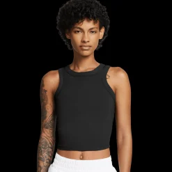 W Nk One Fitted Df Crop Tank - Trenings Singlet - W Nk One Fitted Df Crop Tank